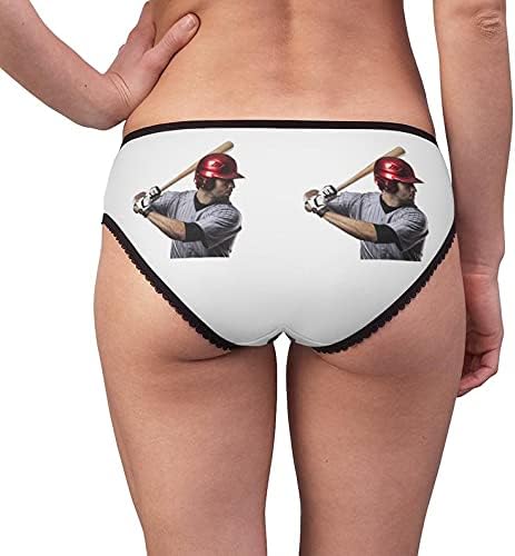 Women's Baseball Player Panties, Baseball Player Underwear, Briefs, Cotton Briefs, Funny Underwear, Panties For Women