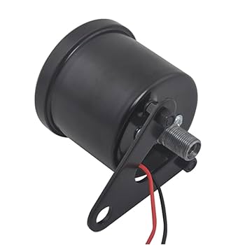 Amazon | 12V オートバイRPMゲージスピードメーターブラック