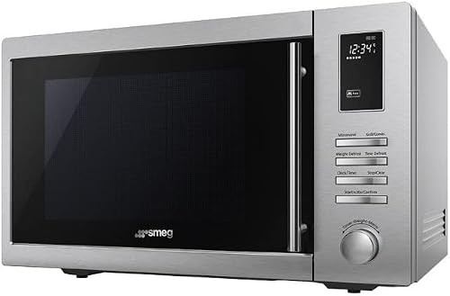 Smeg 25L Silver Microwave Oven MOE25X
