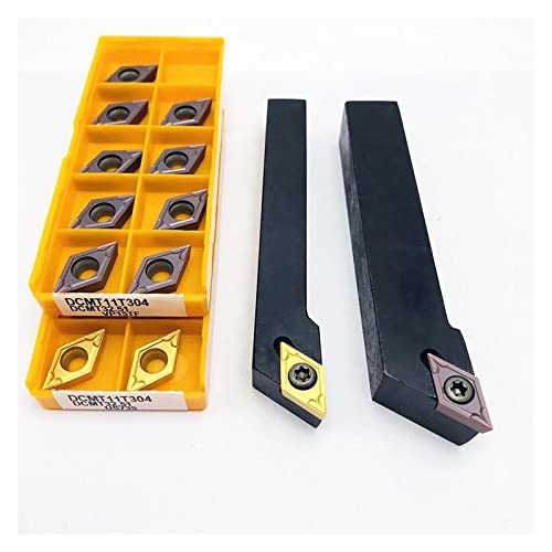 Juego de Porta Herramientas Torno SDJCR con 10 Inserciones DCMT miniatura 2