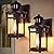 Lamomo Porch Lights Outdoor Bronze, 2-Packs Dusk to Dawn Wall Light Fixtures, Exterior Front Sconces Wall Mount Lighting, Waterproof Anti-Rust Outside Lights for House, Garage, Entryway