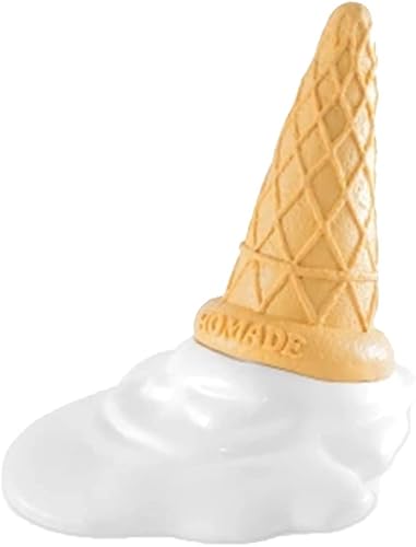 YANG YANG Topes de puerta, cuña de helado para decoración de piso, topes de puerta de goma para la parte inferior de la puerta para la seguridad de