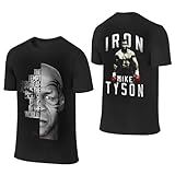 Mike Boxer Tyson World Heavyweight Champio Men T Shirt Cotton Sleeve Crewneck T-Shirt Classic Graphic Tees Clothes Top Black X-Large