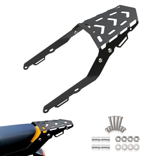 KK5 - Honda Monkey 125/A - Rear Carrier 2 Rack Luggage Rack Fit for 2024 Grom 125 MSX125 2022 2023 2024 2025-Luggage Rack Motorcycle Rear Luggage Carrier Rear Top Rack MSX125 Accessories