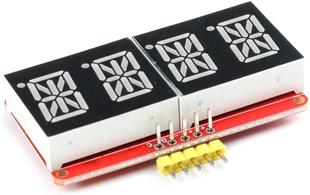 Miniatura 3 de 2 unids 0.54 pulgadas LED módulo de pantalla I2C IIC para Arduino 0.54 "HT16K33 4 bits módulo de tubo digital color rojo