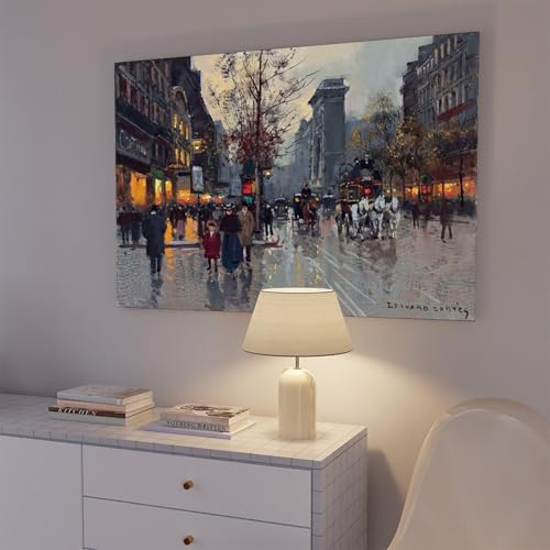 Tableau Paris Porte Saint-Denis Cortès affiche toile 30cm