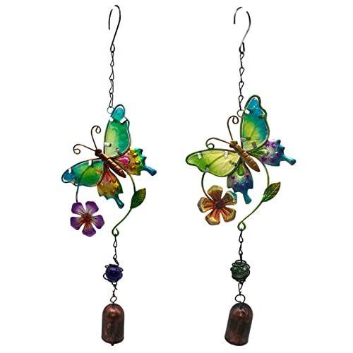 ZEQFEMKL Carillons éoliens extérieurs Creactive Iron Art Wind Chills Hanging Windbells Fenêtre Vitre Garden Décor 1Pcs Carillons éoliens