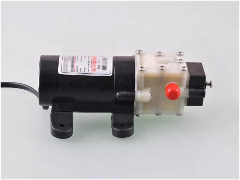 12V Water Pump Mini Pressure Diaphragm 3.5A Backflow Aspirator Straight