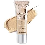 Ellen Tracy Advanced Hydrating Foundation- Lightweight Makeup Suitable for all Skin Types, Long Lasting, Flawless Finish Foundation, 1.06 fl oz (Warm Ivory)