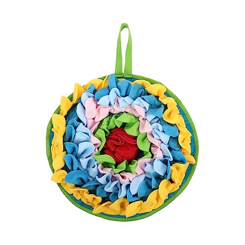 Hohopeti うさぎスニッフィングパッド 猫の餌探しマット おもちゃ モルモットのおしっこマットは洗える 注ぐ ウサギのスナッフルマット ハムスターのスナッフルパッド ベルベット Yellow