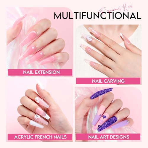 Morovan NO Acrylic Nail Kit With Everything: Starter Nail Kit Set Professional Acrylic thumb #8