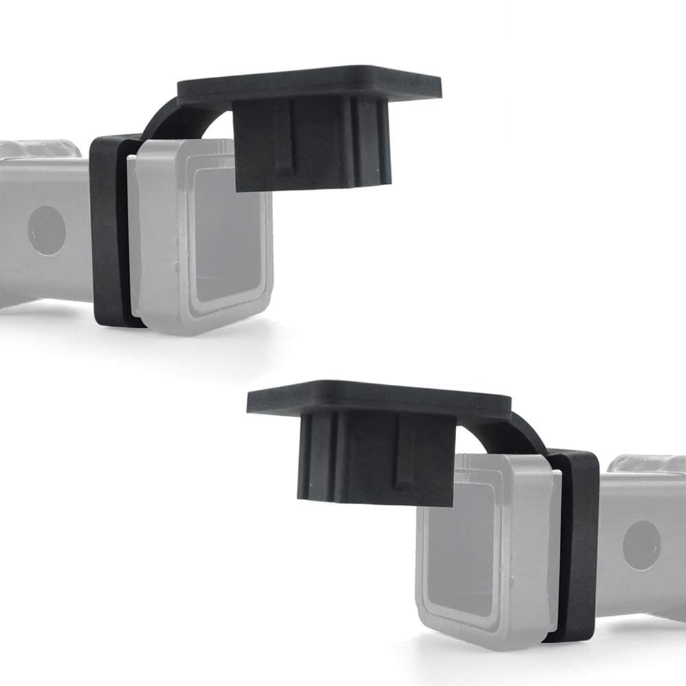 2 Inch Trailer Hitch Cover Tube Cover Plug Cap Rubber for 2 Inch Receiver Class 3 4 5 for Dodge Ram/Porsche, for Toyota/Ford, for Jeep/Chevrolet/Nissan, for ATV/UTV/Polaris (2 Pack)