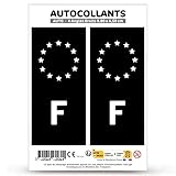 ✅ Aux bonnes dimensions ! Car disponibles en 5 tailles et formes différentes pour plaques auto, moto... et disponibles en fond Bleu ou en fond Noir.