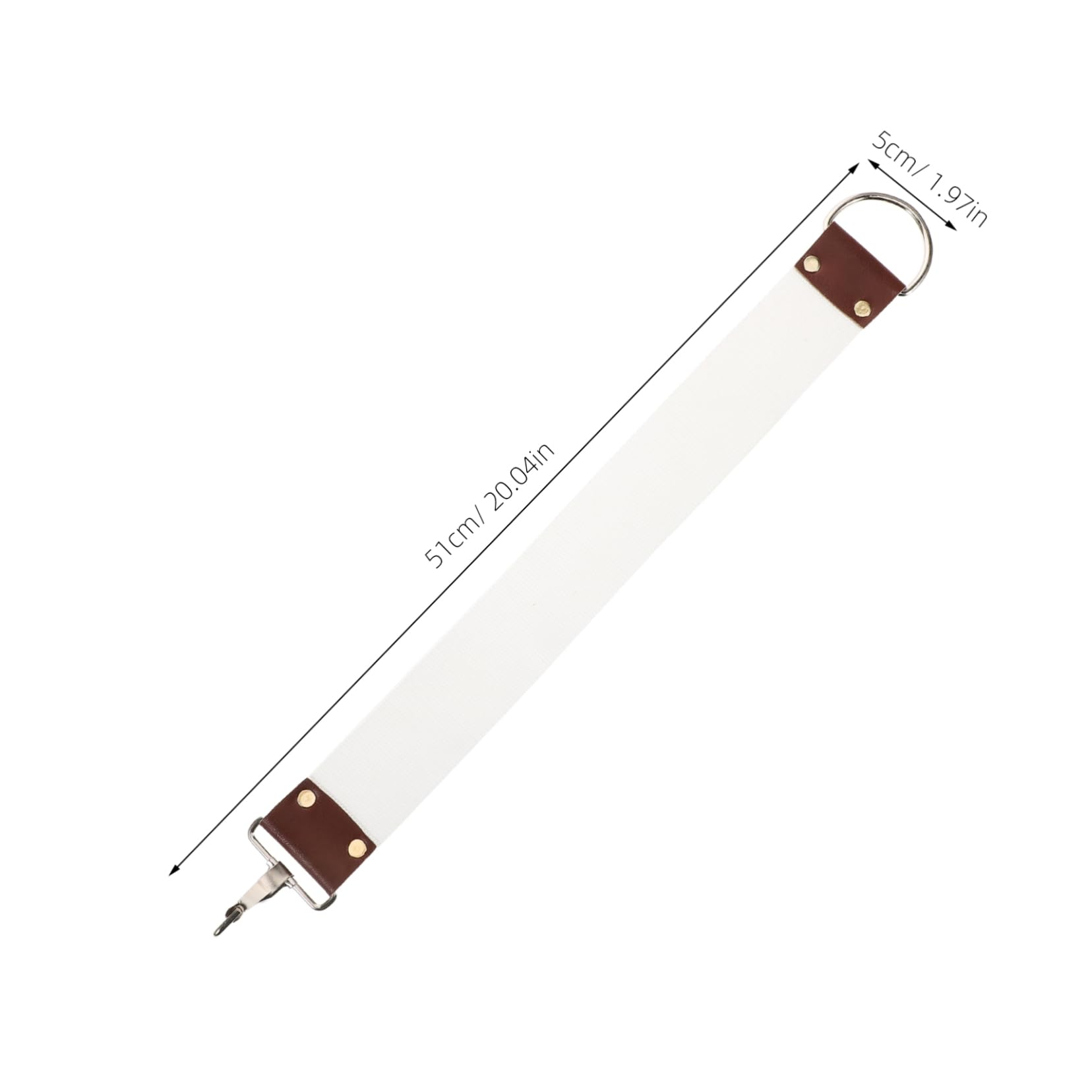 FOMIYES Razor Sharpening Belt Barber Canvas Strop Men's Razors for Shaving Double Layer Design