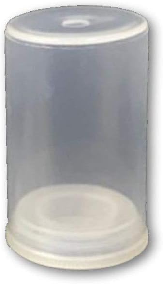 XXS XINGSUI 12Pcs plastic film cans, camera film cans with lids, multifunctional mini storage boxes (Transparent)