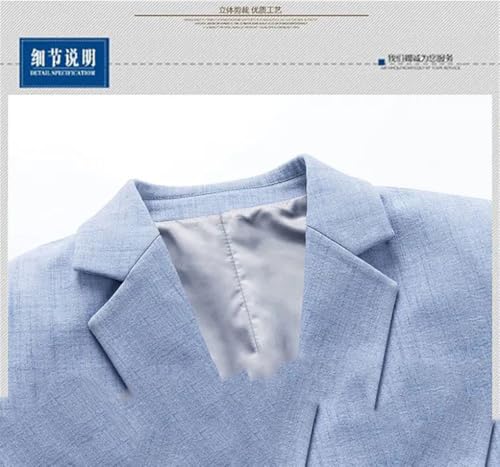 Men's Business Dinner Slim Fit Solid Color Suit Jacket2