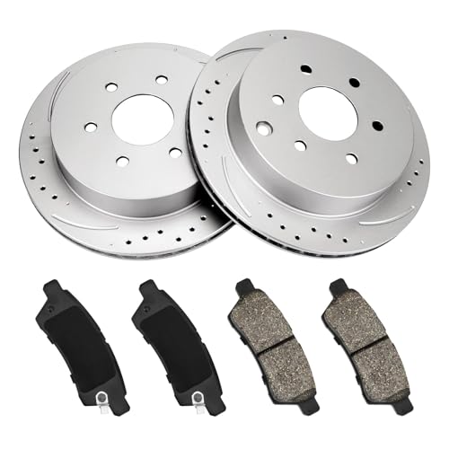 KAC 285.8mm Front Brake Kit, OE Brake Rotors and Ceramic Brake Pads Fit for 2005-2024 Nissan Frontier, 2005-2015 Nissan Xterra, 2009-2012 Suzuki Equator,OEM#31410 D1100 by KAC - Used condition - US$61.56