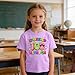 2-9 Kids Colorful 100 Days T-Shirt – Boys Girls Student Milestones Top,Casual Breathable All-Day Comfort Tee