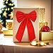 Good Old Values Red Velvet Christmas Bow 9-inch X 16-inch 4 Pack of Holiday Bows