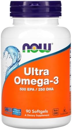Ultra Ômega 3 500Epa/250Dha Now Foods 90 Softgels Importado