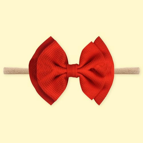 Image of POLKA TOTS Baby Hairbands for Kids Girl | Cute Stretchable Hair Bands for Baby Girls | Kids Hair Accessories | Elastic Infant Hairband | Toddler Hair Clips (Pack of 3)