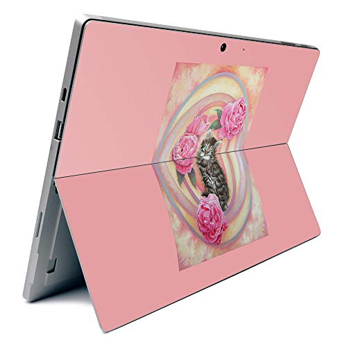 Image of MightySkins Carbon Fiber Skin for Microsoft Surface Pro 7 - Innocence | Textured Carbon Fiber Finish | Easy to Apply, Remove, and Change Styles | Made in The USA