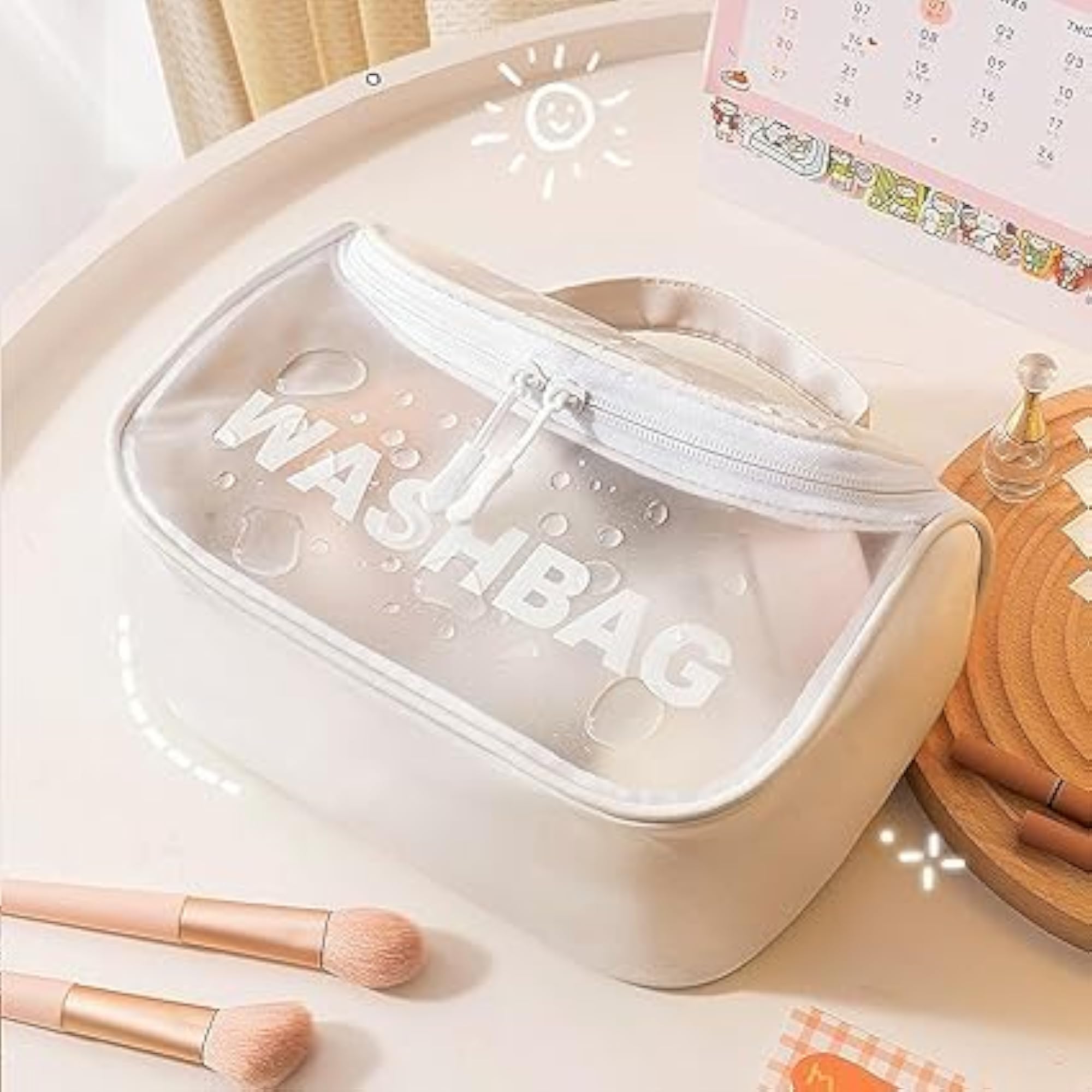 Cosmetic Organizer Bag Makeup Pouch for Women, Waterproof