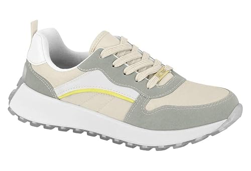 Rasteira Vizzano Pedra Feminino, Prata, 36