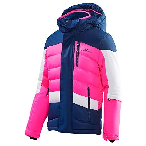 Black Crevice Kinder Skijacke Cover