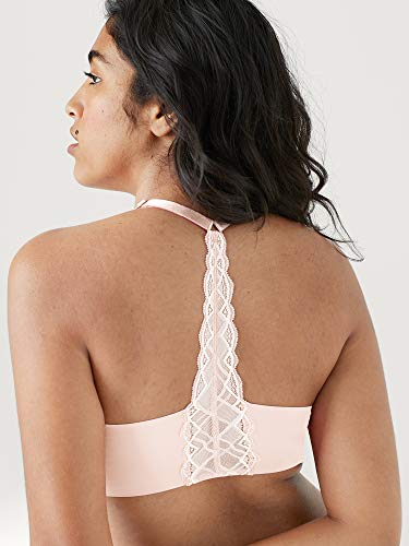 Image of True & Co Women's True Body Triangle Lace Racerback Bra