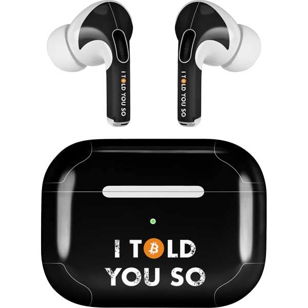 Skinit Decal Audio Skin Compatible with Apple AirPods Pro (2rd Gen, 2022) - Skinit Originally Designed I Told You So Design