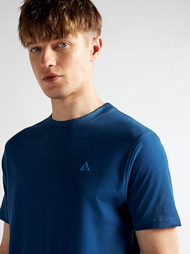 Image of Clans & Hans Men's Regular Fit T-Shirt - Super Combed Cotton, Solid Plain T-Shirts for Men, Round Neck, Stylish, Half Sleeve, Mens t Shirt - Combo Pack of 3