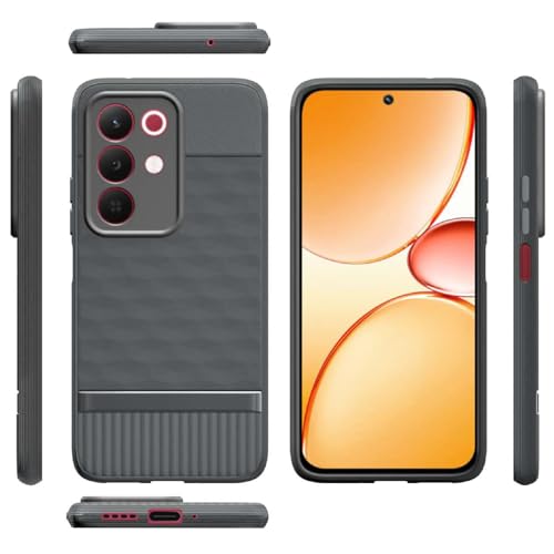Image of Shockproof Case for Realme 15x 5G / C85 5G / Narzo 90x 5G | Full Camera Protection | TPU Flexible Back Cover for Realme 15x 5G / C85 5G / Narzo 90x 5G (Graphite Grey)