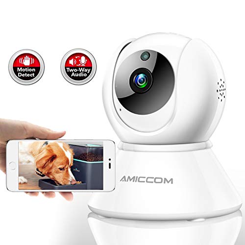 Pet Camera,Dog Camera 1080P HD Wireless IP Camera 2.4G with 2 Way Audio