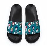 KPOP My Hero Academia Shoes Deku Cosplay Ochaco Uraraka Shoto Todoroki Izuku Midoriya Slippers for Woman Men Indoor and Outdoor