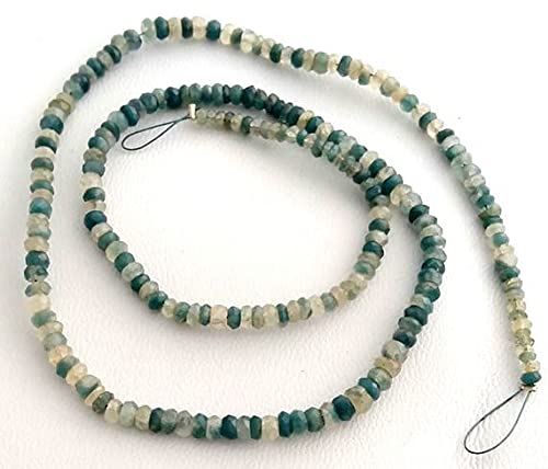 Perles en saphir bicolore facetté de 2-3.5mm pour sublimer vos colliers faits main