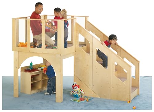 Jonti-Craft 9752JC Tots Loft, 24-36 Months