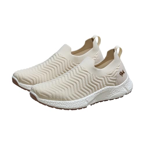 Image of Neeman's Flex Weave Slip On Shoes for Men | Breathable Knit Upper, Lightweight Cushioned Sole | Stretchy Slip-On Sneakers for All-Day Comfort,Shoe