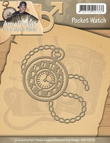 Amy Design Die Mans World-Pocket Watch