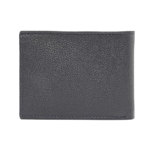 Image of Aeropostale Men's SLIMFOLD Wallet Tucson - Navy | Pebbled Leather | Formal & Minimalist Carry | Ideal for Gifting