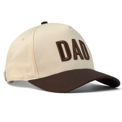 Image of DAD Hat for Men, Adjustable Embroidered Cap with EST 2026, First for New Dad