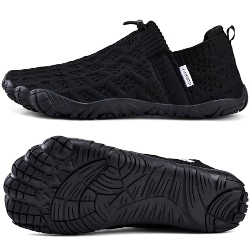 Image of WateLves Barefoot Water Shoes Women Men Beach Breathable Walking Shoes Anti Slip Wide Toe Minimalist Zero Drop Sneakers for Travel Hiking Yoga
