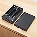 Leak Proof 3x2A Battery Storage Case with Secure Lid for Outdoor Electronics Power Supply Battery Box