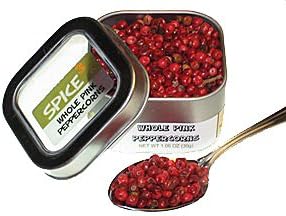 Whole Pink Peppercorns Tin