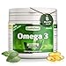 Produktbild Omega 3 Fischöl, 1000 mg, extra hochdosiert, 240 Softgels - reich an EPA/DHA. Gut für Herz (EPA/DHA), Sehkraft (DHA), und Gehirnfunktion (DHA). OHNE künstliche Zusätze. Softgel-Kapseln.