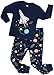 Boys Rocket Pajamas Children Christmas Pants Set 100% Cotton Size 4 Years
