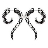 Tamaño medido antes de enviarte estos piercings de cartílago. Esto significa que puedes estar seguro de que tus pendientes falsos serán un ajuste perfecto.