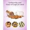 Empty Gelatin Capsules Size 0-100 Count Bovine Bone Gel Capsules Empty | Quick Dissolve | All Size | for Powder & Liquid DIY Filling