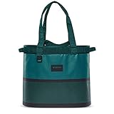 Igloo Reactor Portable 56 Can & Wine Bottle Soft Sided Insulated Leakproof Water Resistant Cinch Cooler Tote Bag with Bottle Opener for Hiking, Camping, Fishing, & Picnic, Deep Teal