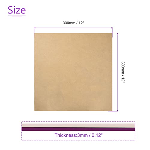 Image of DMiotech 2pcs 12 inch x 12 inch 3mm Thick Purple Clear Acrylic Sheet for Craft DIY Display Project Sign Blank